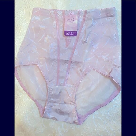 Beauty Secret embroidery floral print Tummy C - Picture 1 of 8